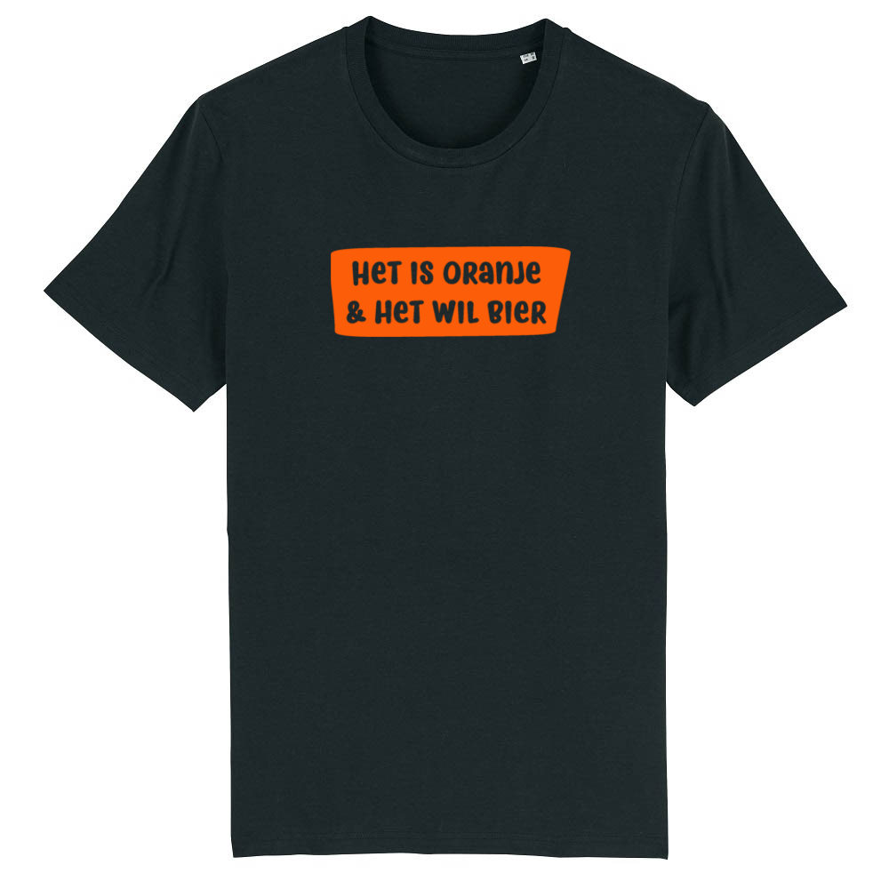Oranje wil bier T-shirt – Rustaagh