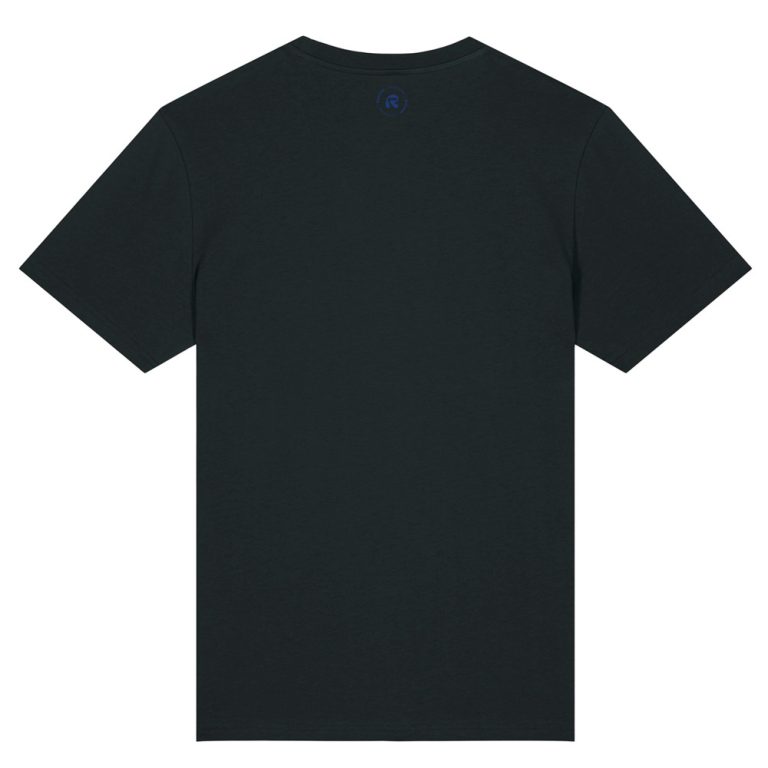 Blue logo T-shirt black – Rustaagh