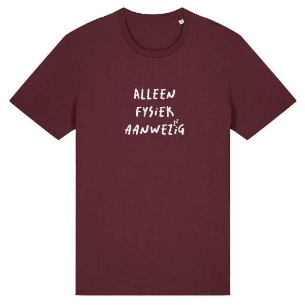 Fysiek aanwezig T-shirt
