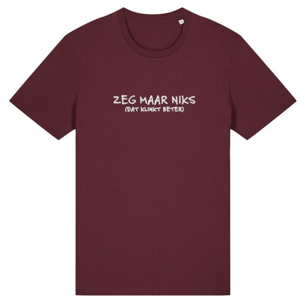 Zeg maar niks T-shirt - Afbeelding 3