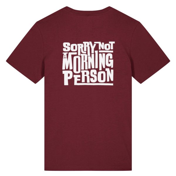 Not a morning person T-shirt - Afbeelding 2