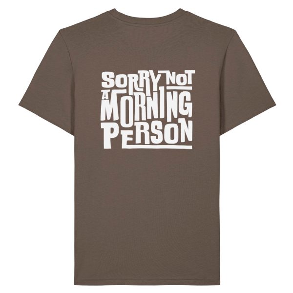 Not a morning person T-shirt - Afbeelding 3