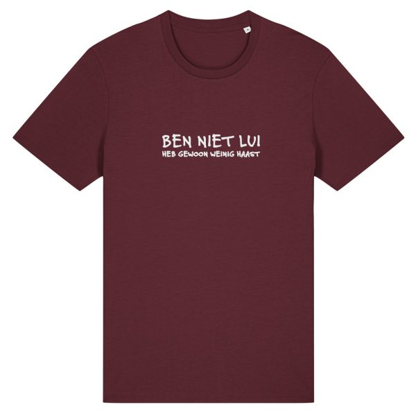 Ben niet lui T-shirt - Afbeelding 2