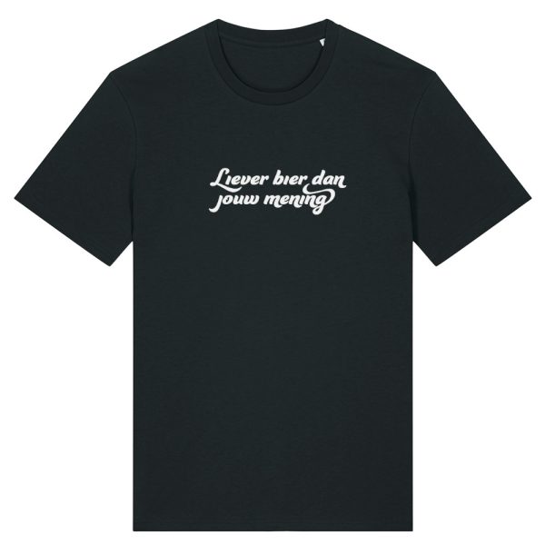 Liever bier dan jouw mening T-shirt - Afbeelding 3