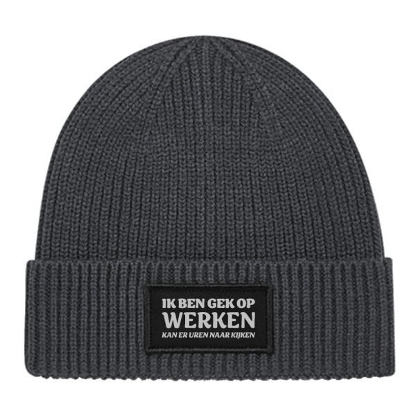 Gek op werken muts