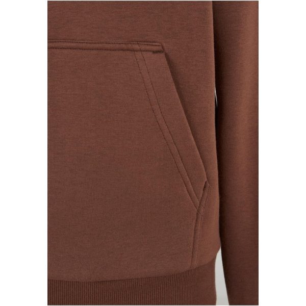 Zip hoodie dames bruin - Afbeelding 3