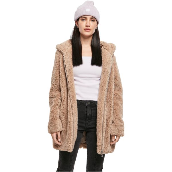 Sherpa jacket dames beige - Afbeelding 2