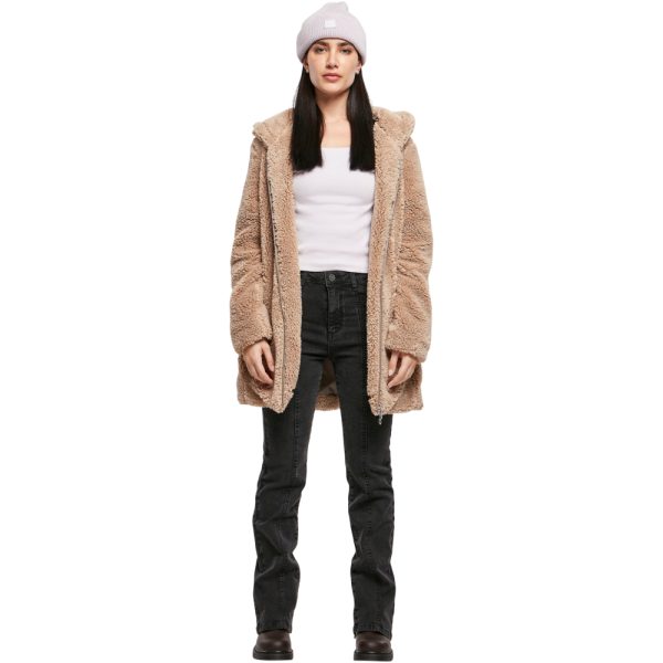 Sherpa jacket dames beige - Afbeelding 4