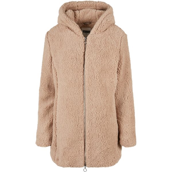Sherpa jacket dames beige
