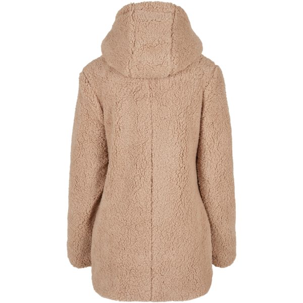 Sherpa jacket dames beige - Afbeelding 12