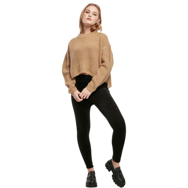 Oversized sweater dames beige - Afbeelding 11