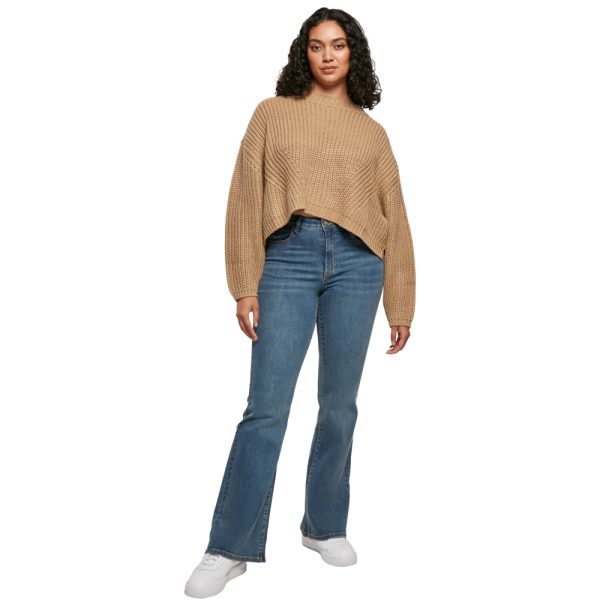 Oversized sweater dames beige - Afbeelding 12