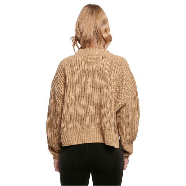 Oversized sweater dames beige - Afbeelding 5