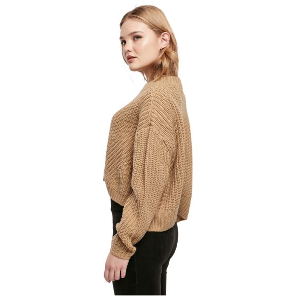 Oversized sweater dames beige - Afbeelding 7