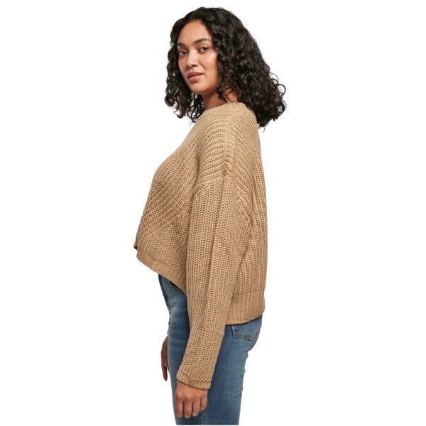 Oversized sweater dames beige - Afbeelding 8