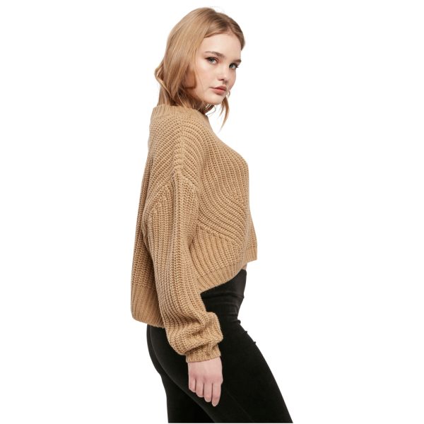 Oversized sweater dames beige - Afbeelding 9