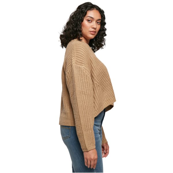 Oversized sweater dames beige - Afbeelding 10