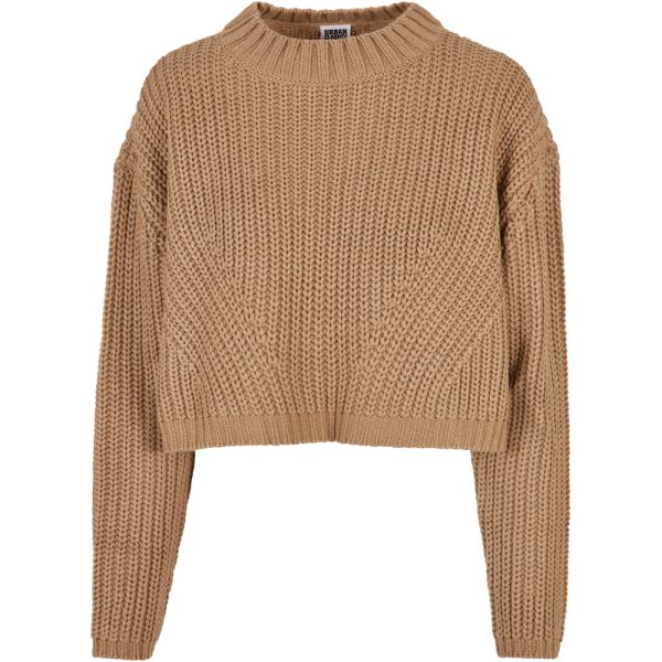 Oversized sweater dames beige