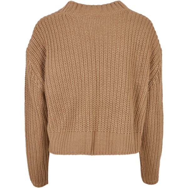 Oversized sweater dames beige - Afbeelding 2