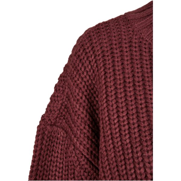 Oversized sweater dames bordeaux - Afbeelding 10