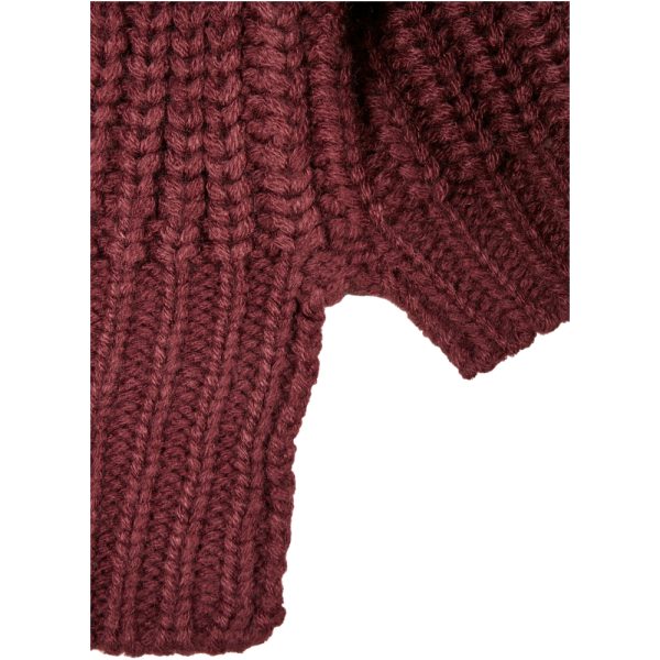 Oversized sweater dames bordeaux - Afbeelding 11
