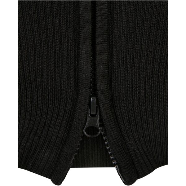 Cropped rib zip vest dames - Afbeelding 9