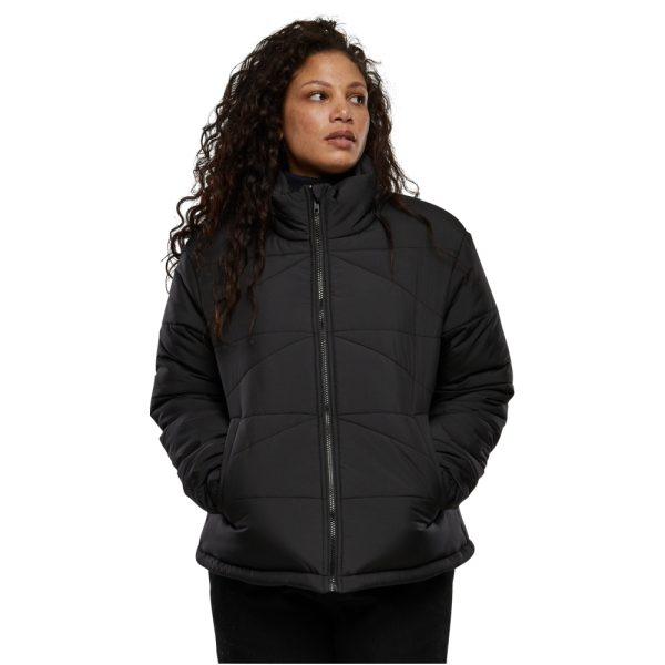 Puffer arrow dames jas zwart - Afbeelding 2