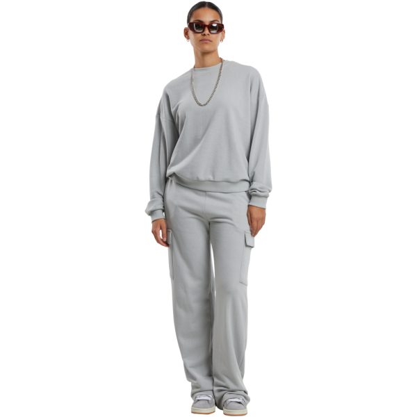 Baggy terry sweatpants dames grijs - Afbeelding 2
