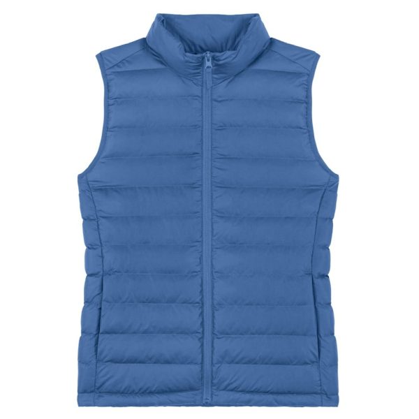 Puffer bodywarmer dames blauw