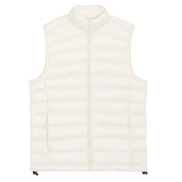 Puffer bodywarmer dames off white