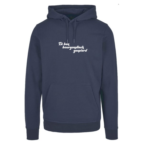 Bourgondisch gespierd hoodie + kado - Afbeelding 3