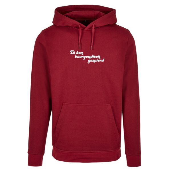Bourgondisch gespierd hoodie + kado