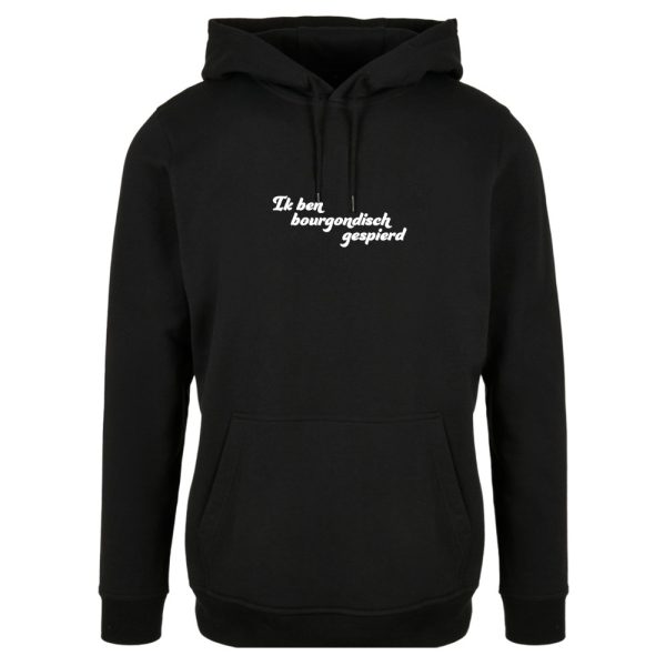 Bourgondisch gespierd hoodie + kado - Afbeelding 2