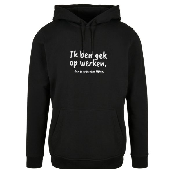 Gek op werken hoodie + kado