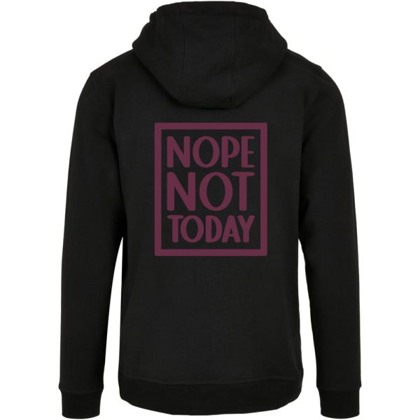 Nope not today hoodie zwart + kado