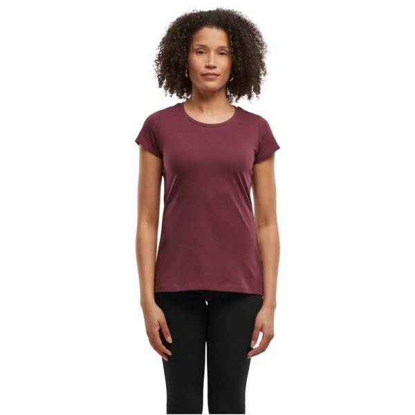Stop met lezen classic dames t-shirt bordeaux - Afbeelding 2