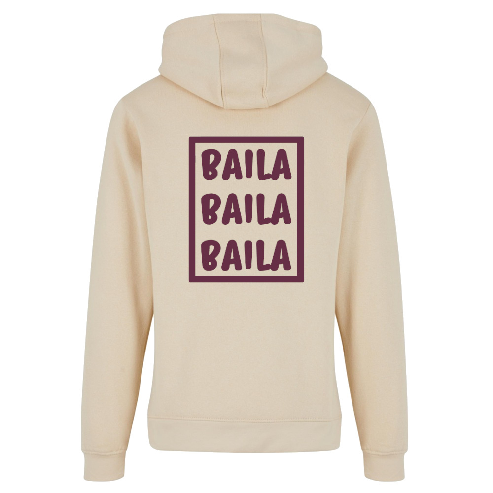 Baila baila baila hoodie beige + kado