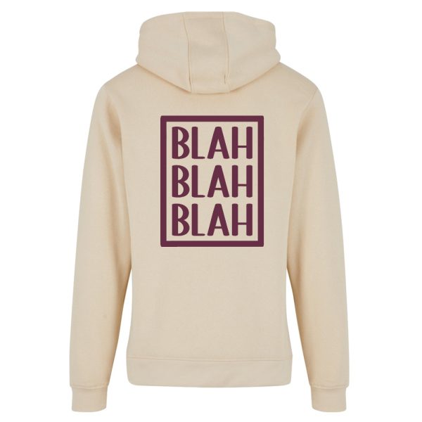 Blah blah blah hoodie beige + kado