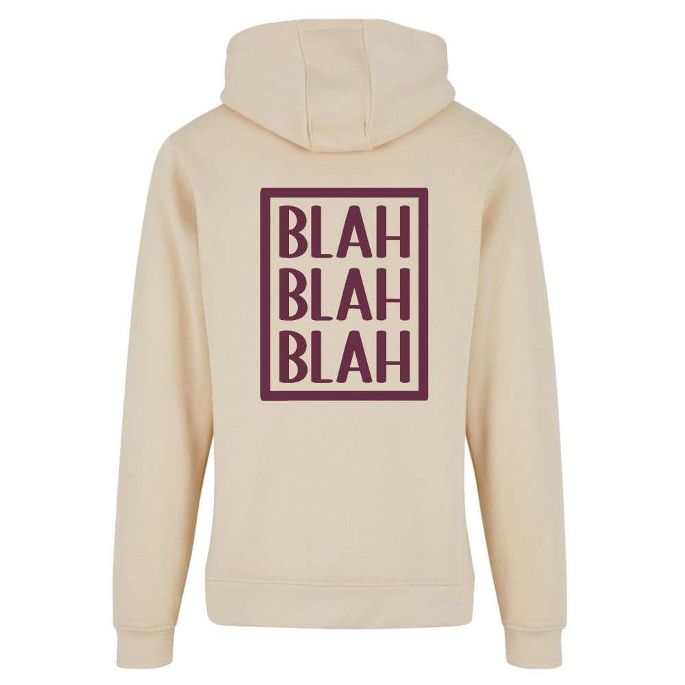 Blah blah blah hoodie beige + kado