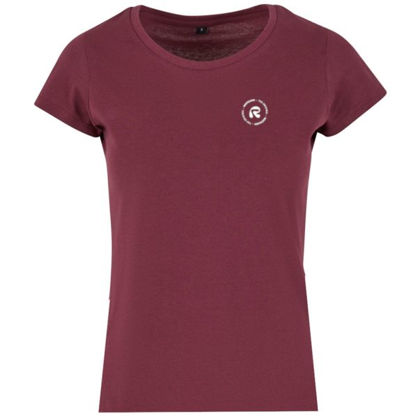 You problem classic dames t-shirt bordeaux - Afbeelding 2