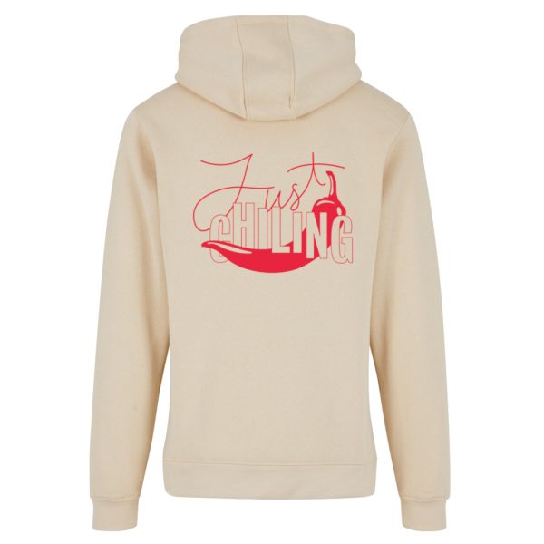 Just chiling hoodie beige + kado
