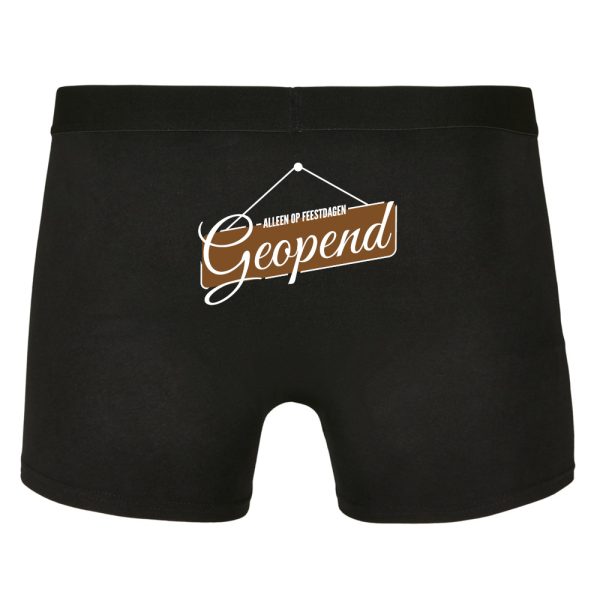 Op feestdagen geopend boxershort