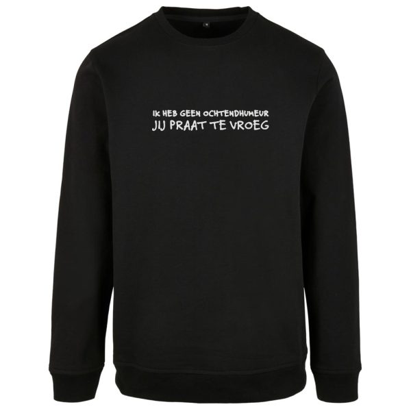 Ochtendhumeur sweater + kado