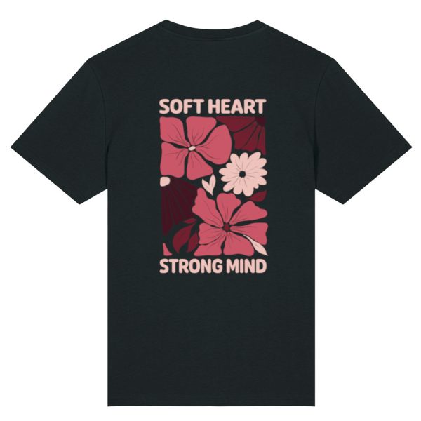 Soft heart T-shirt zwart