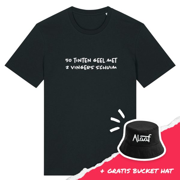 50 tinten T-shirt zwart + Alaaf hat