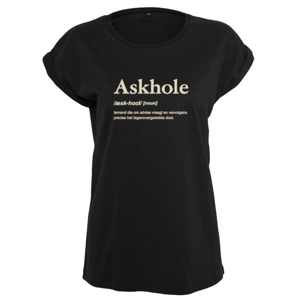 Askhole T-shirt dames