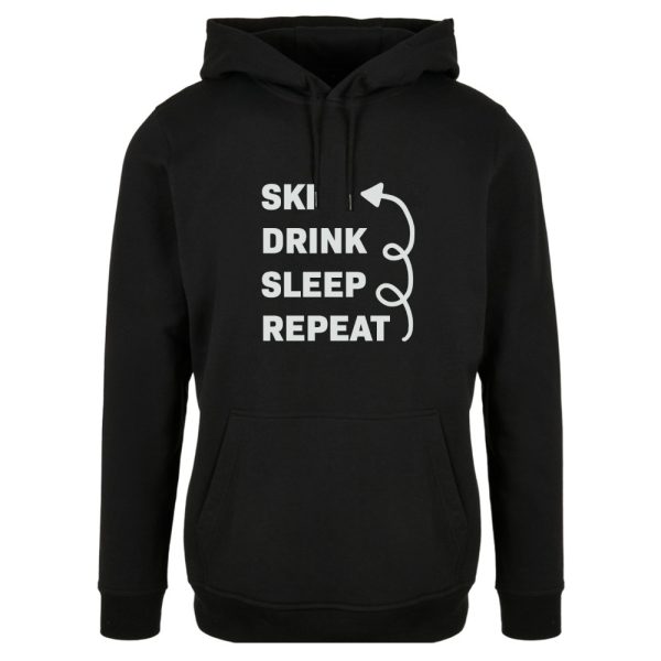 Ski repeat hoodie + muts