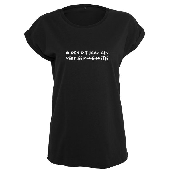 Verkleed-me-nietje T-shirt dames