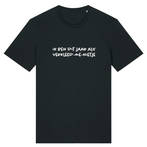Verkleed-me-nietje T-shirt zwart