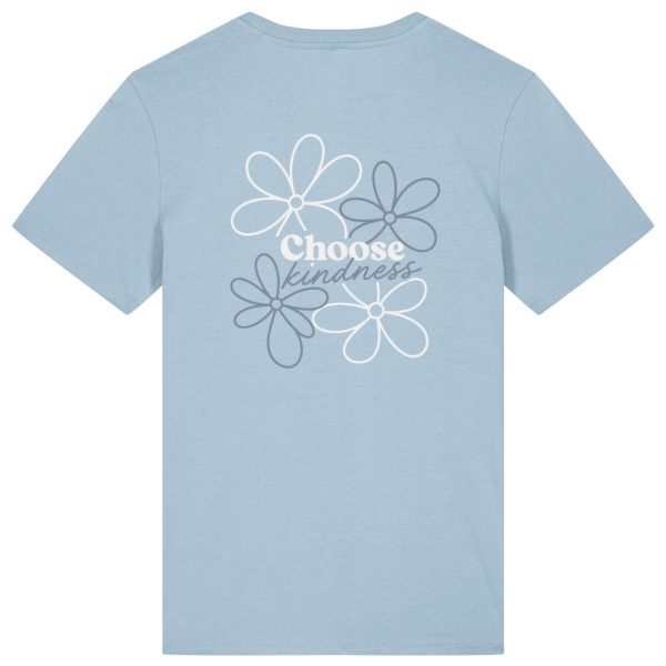 Choose kindness T-shirt lichtblauw